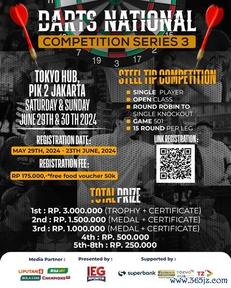 Darts National Competition Series 3 (c) Istimewa