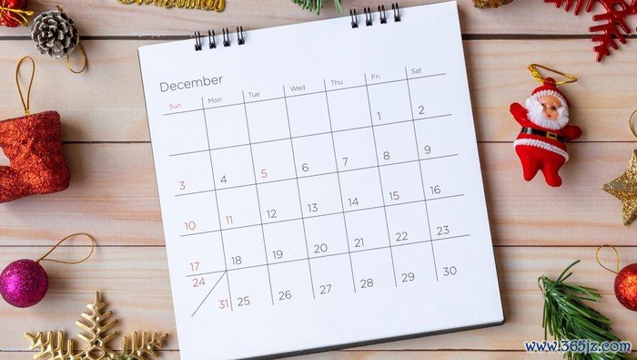 Kalender bulan Desember